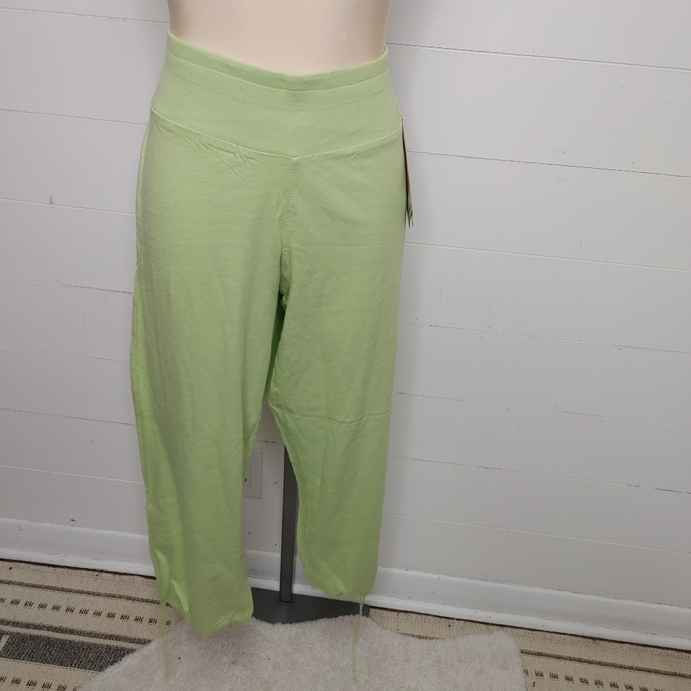 The Earth Collection 100% cotton lime green pants XL